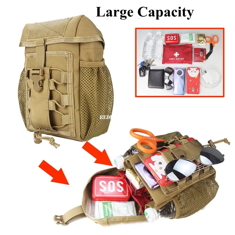 CS Bolsa táctica MOLLE 1000D ripstop impermeable plegable exterior - imagen 3