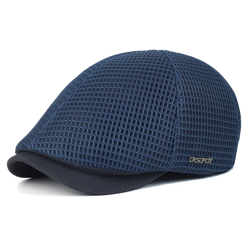 Gorra de malla transpirable lisa plana unisex para exteriores - imagen 2