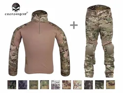 Emersongear Gen2 BDU Airsoft traje combate coderas rodilleras
