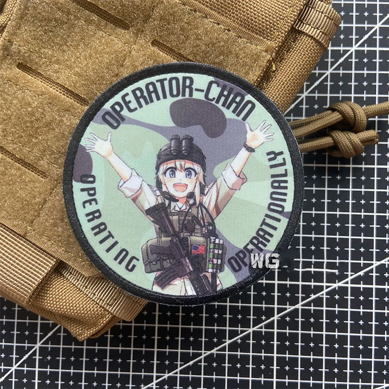 Parche táctico Gun Girl Team Operator anime bordado - imagen 4