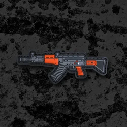 Parche PVC táctico rifle MK18 – Para mochila chaleco