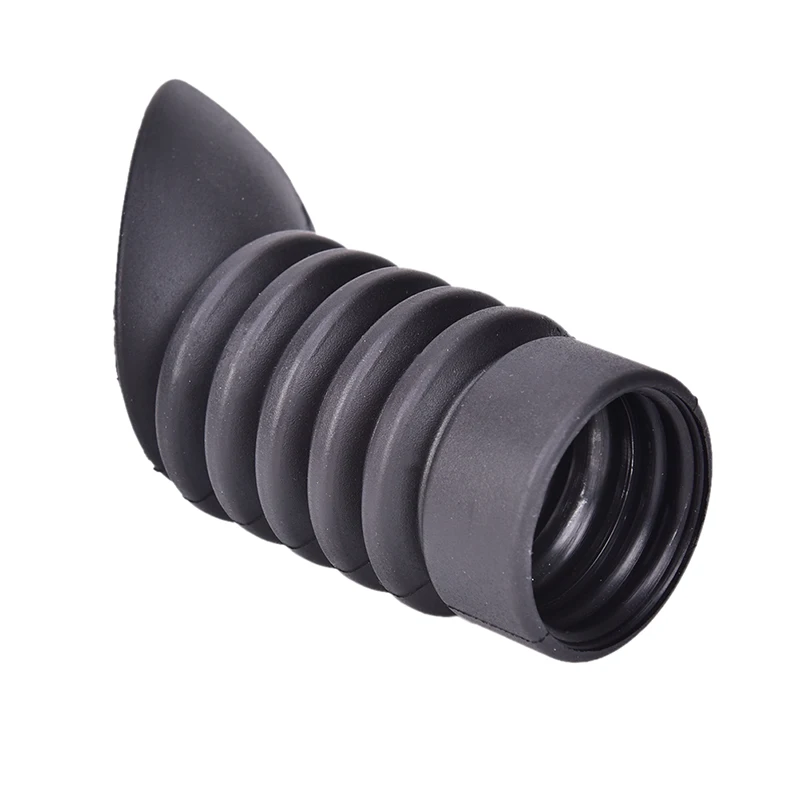 Protector ocular de caucho negro para rifle