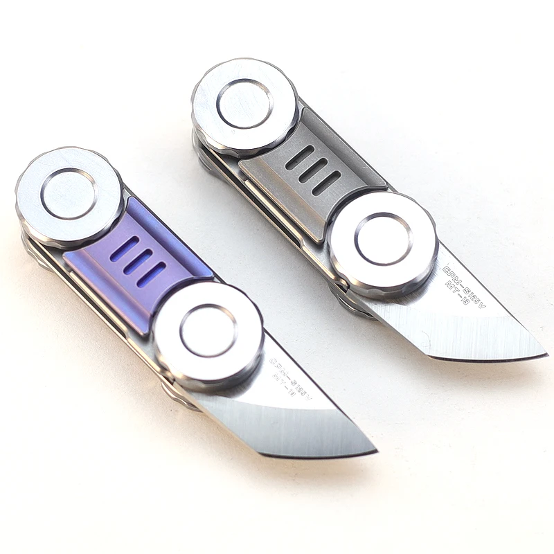 Cuchillo plegable NOC MT-13, acero S125V y mango de titanio - imagen 4