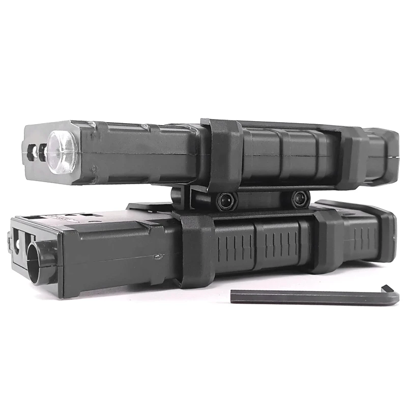 Clip nailon rail M4/Picatinny – Sujeción militar táctica - imagen 2