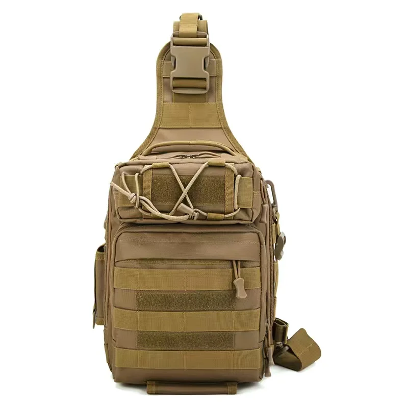 Bolsa táctica de pecho camuflaje impermeable gran capacidad