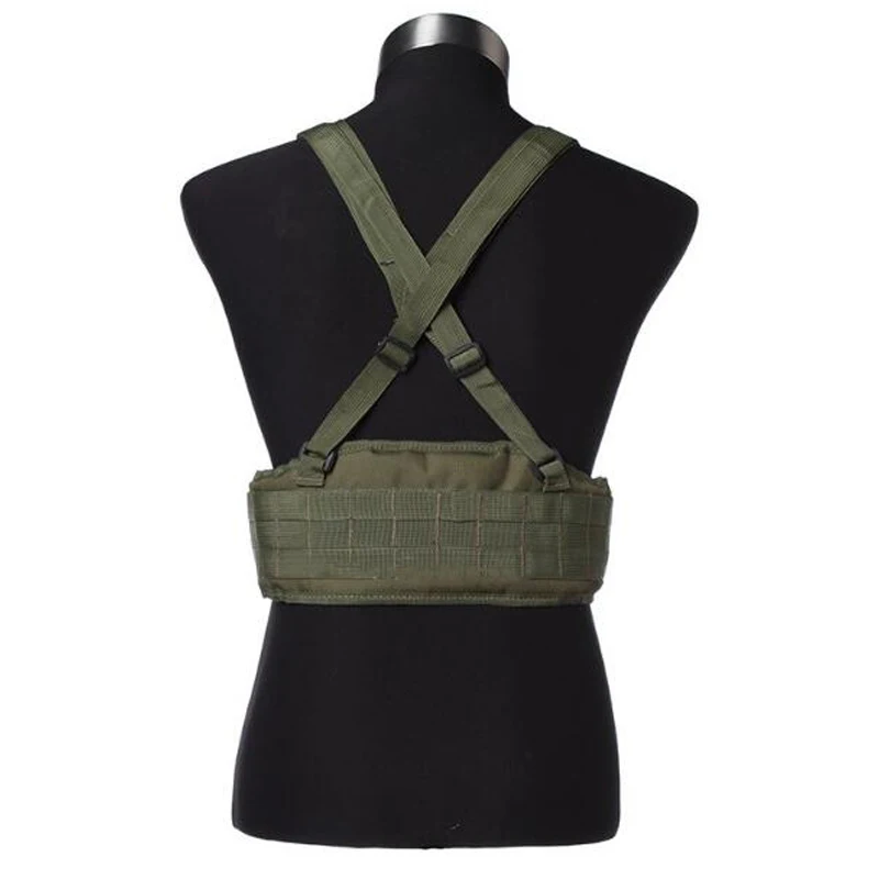 Cinturón táctico MOLLE Airsoft de nailon acolchado ajustable - imagen 5