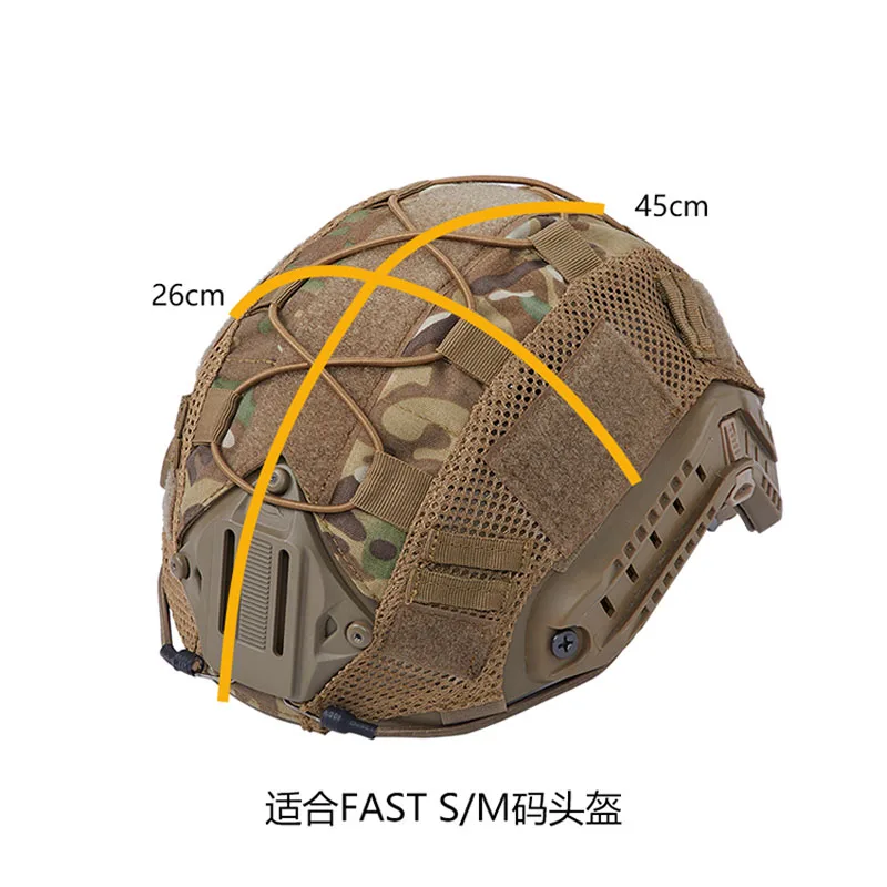 Vista de la funda de nylon para casco