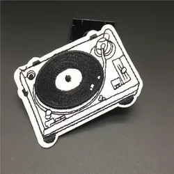 Aplique bordado musical táctico – Parche para ropa DIY