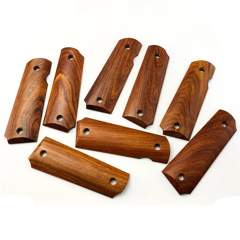 Empuñadura 1911 madera Hongteng CNC – Par táctico antideslizante - imagen 3