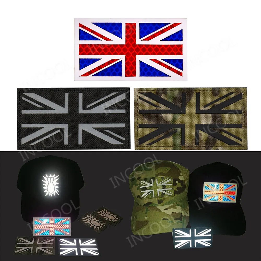Parche táctico IR Reino Unido – INCOOL militar covert