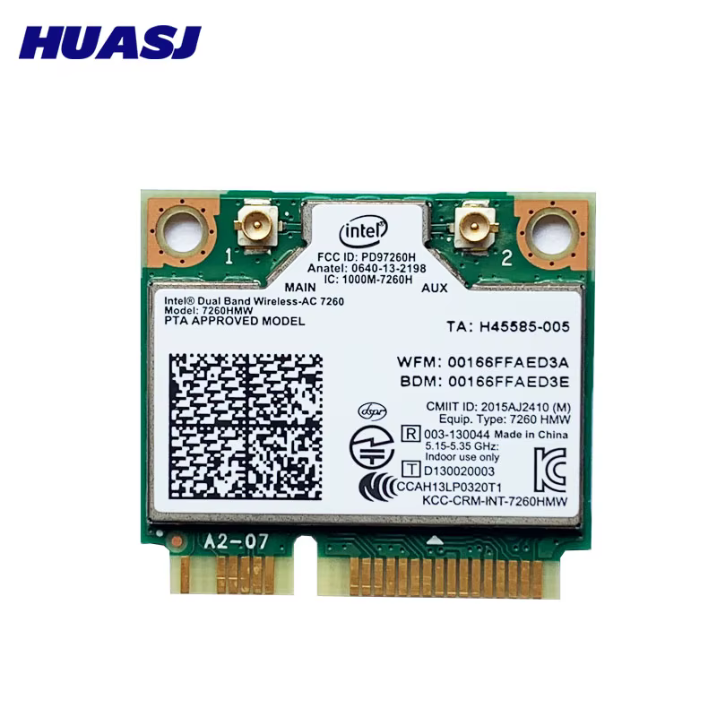 Tarjeta WiFi Intel Dual Band 7260 AC Mini PCIe - imagen 2
