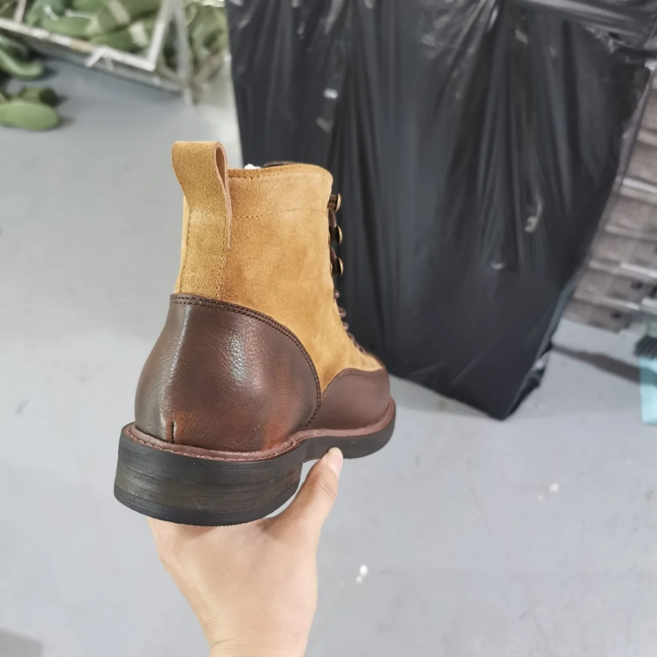 Botas de montaña hombre – Cuero profesional outdoor trekking - imagen 3