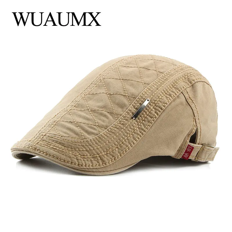 Boina táctica de algodón con visera plana unisex