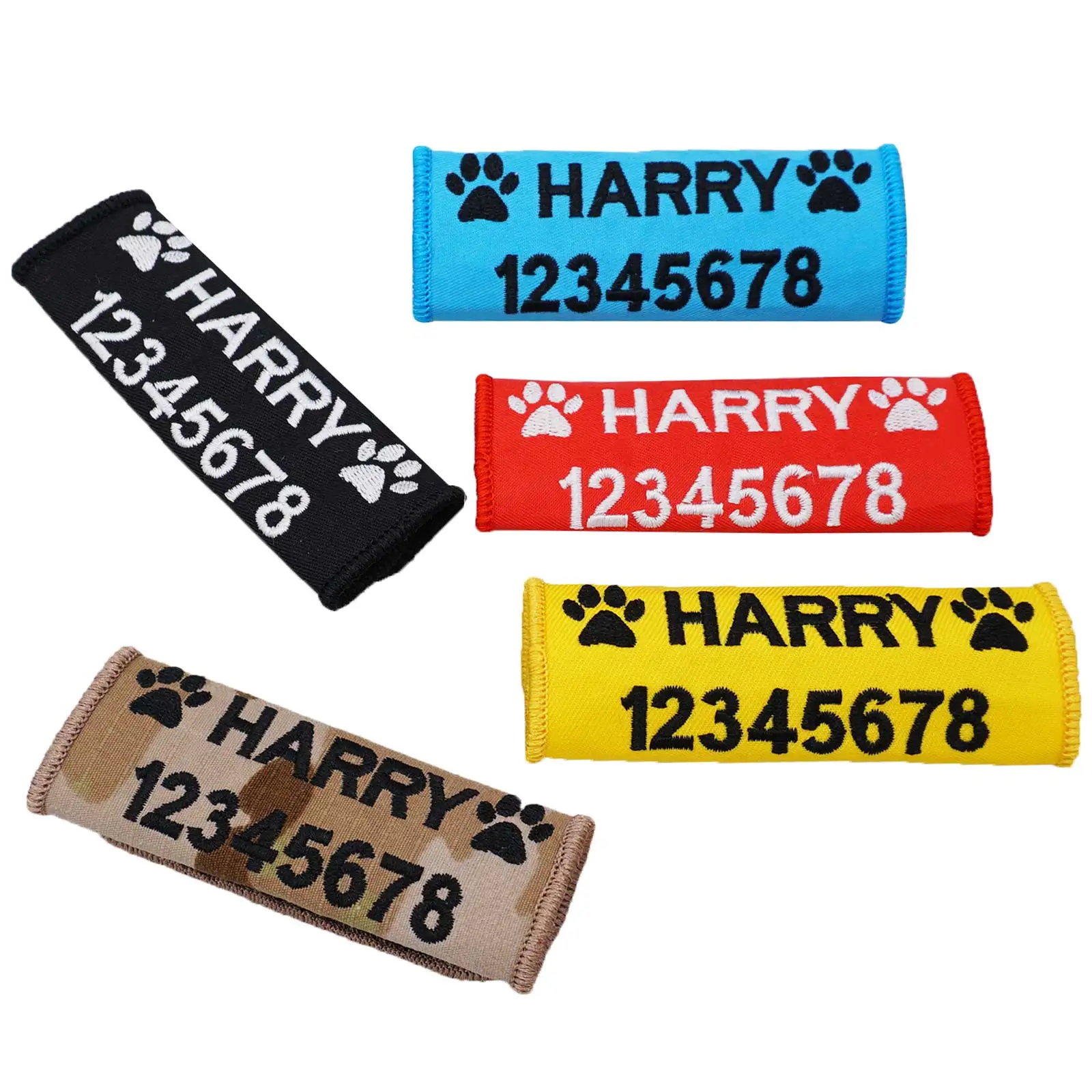 Parche bordado nombre personalizado para perro de servicio táctico - imagen 3