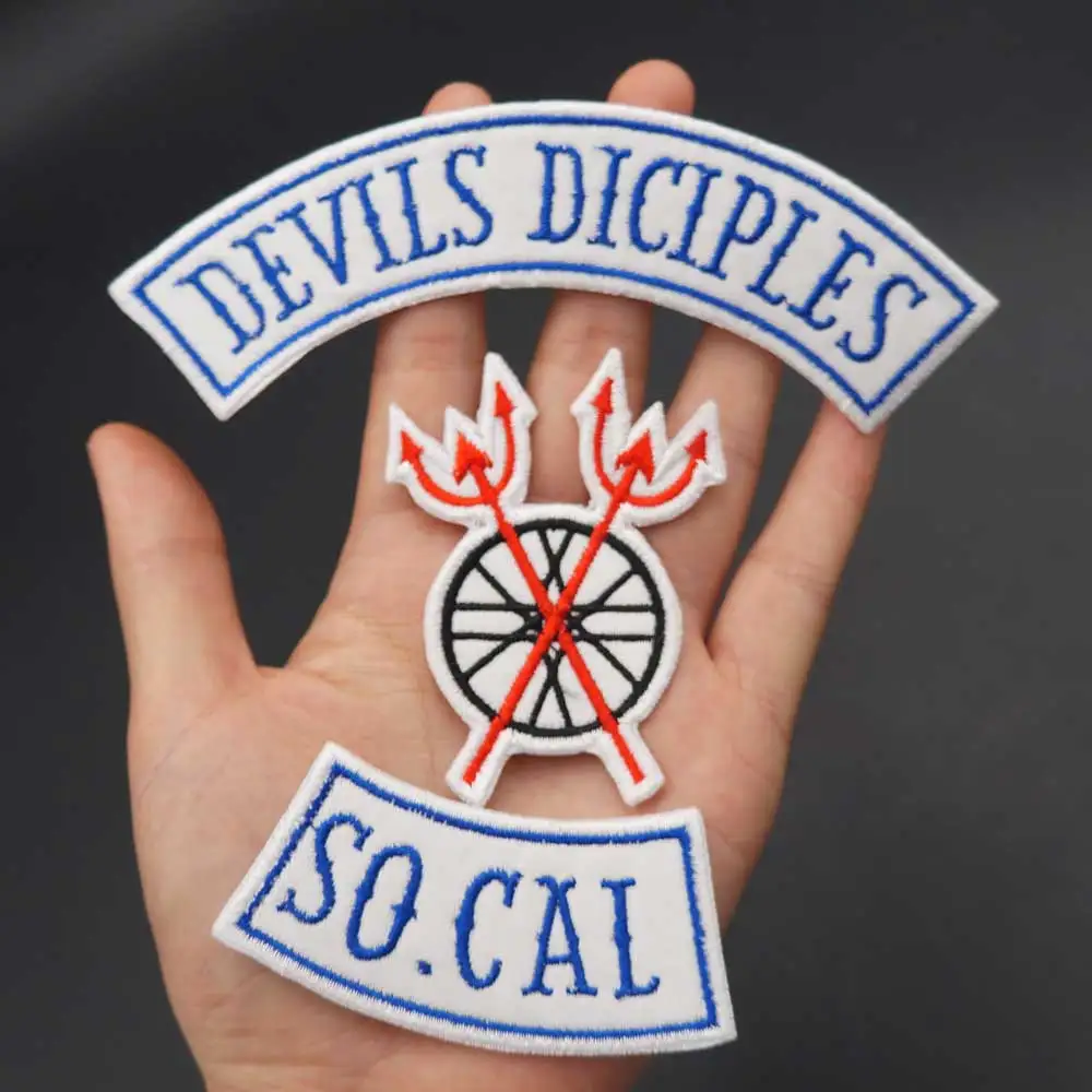 Parche Termoadhesivo Socal MC Discípulos del Diablo para Ropa