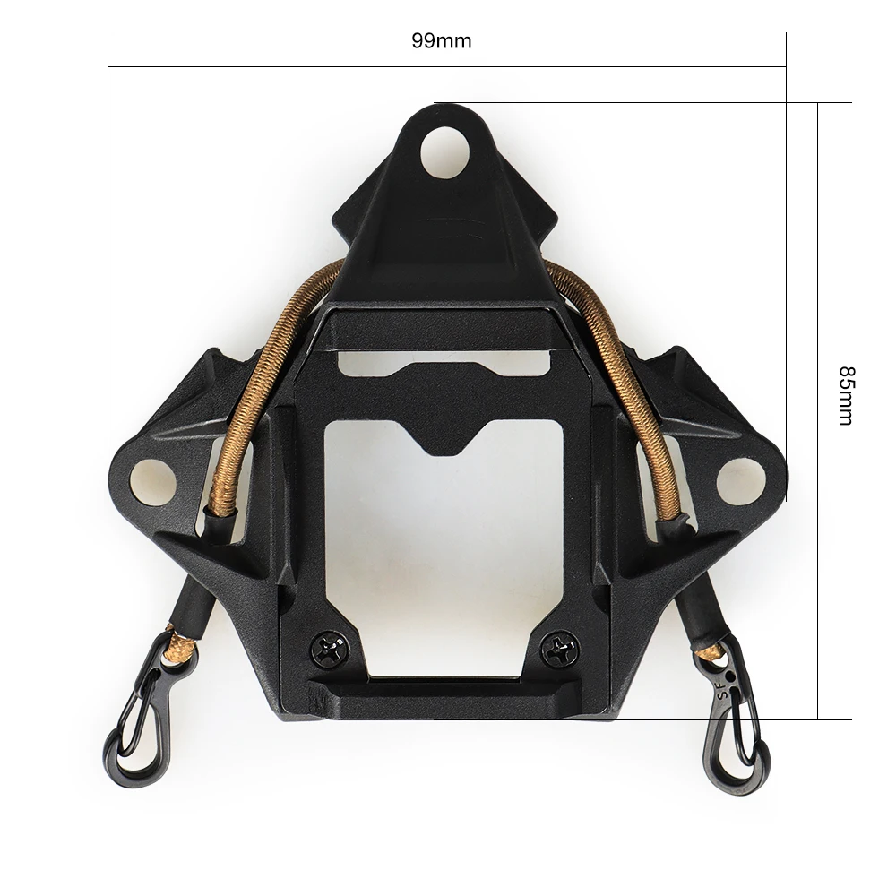 Adaptador base casco táctico SF para montaje en equipo de caza - imagen 2