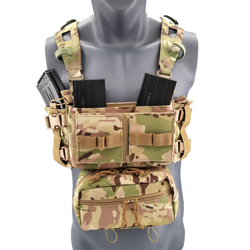 Correa táctica de pecho Multicam, corte láser para chaleco - imagen 5