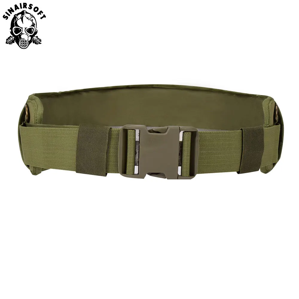 Cinturón táctico MOLLE acolchado exterior multiusos para airsoft