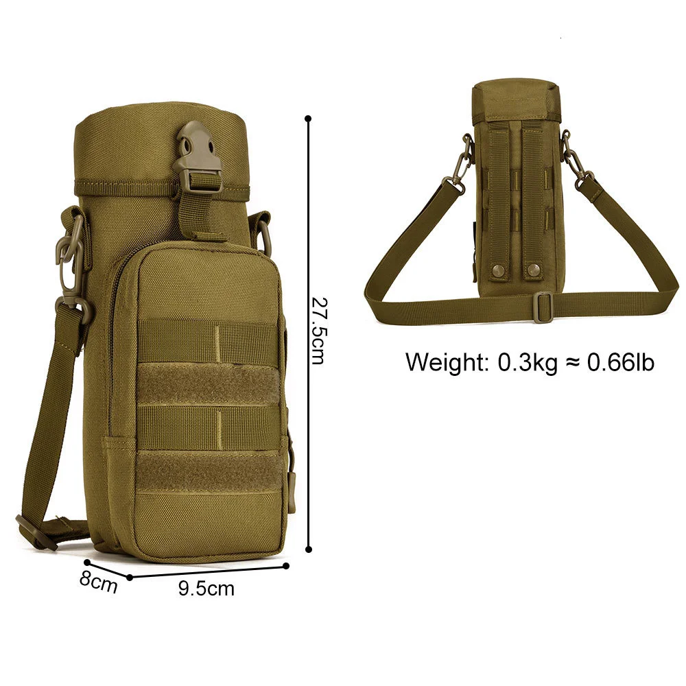 Detalle de las presillas MOLLE y correas traseras