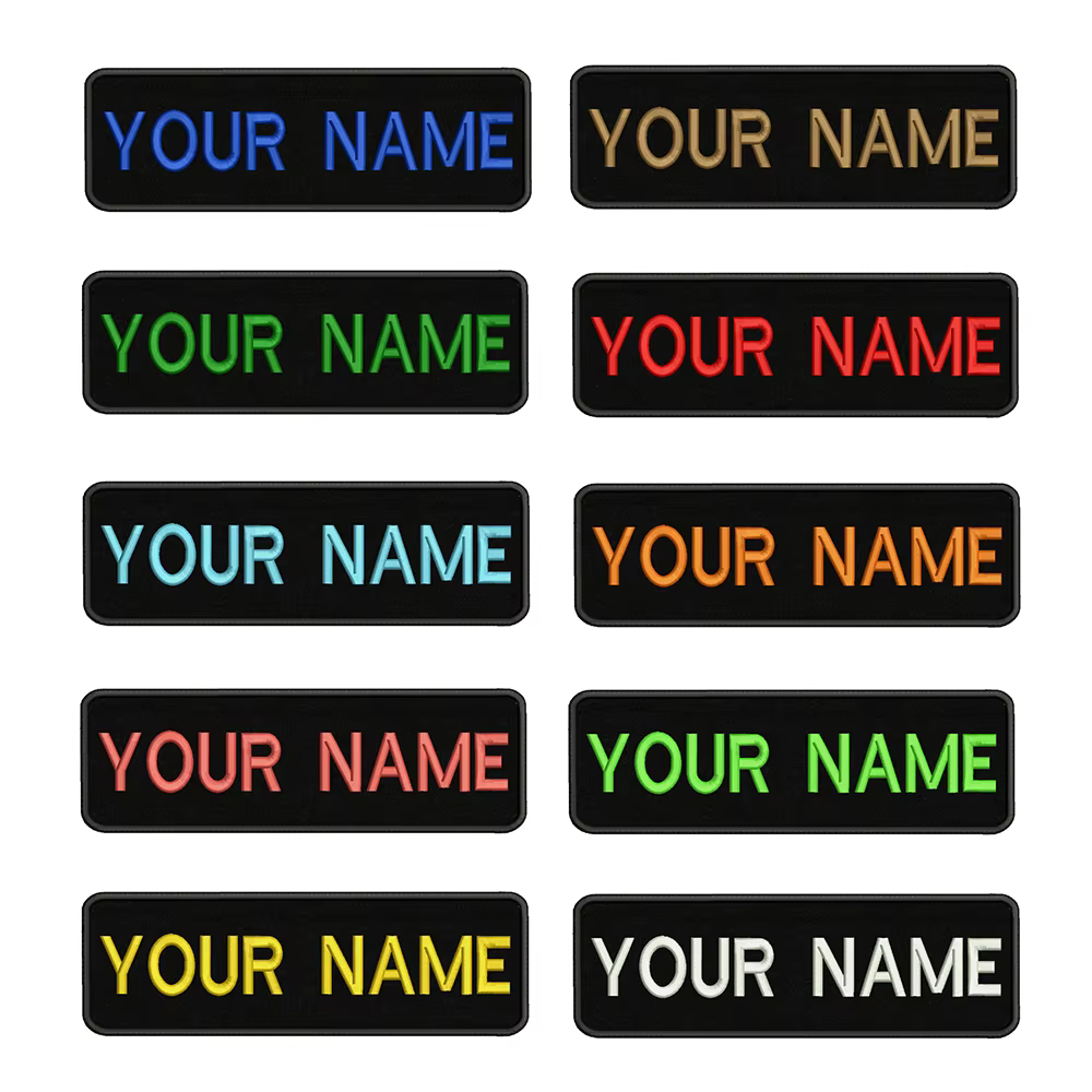 Parche personalizado con banda 25 cm x 8 cm