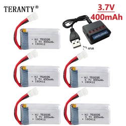 Batería LiPo 3.7V 400mAh drone RC – Cargador compatible
