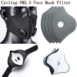 Mascarilla antipolvo PM2.5 filtro carbón activo para ciclismo
