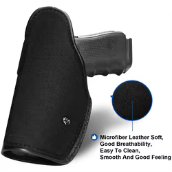 Funda IWB de cuero reversible táctica para Glock M&P y Sig Sauer