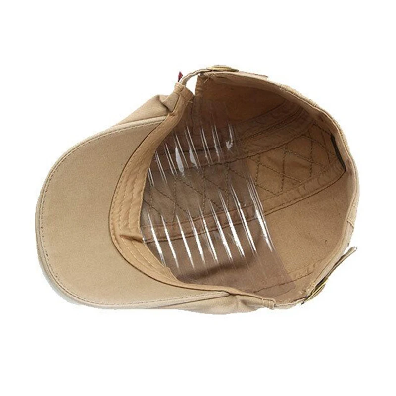 Boina táctica de algodón con visera plana unisex - imagen 4