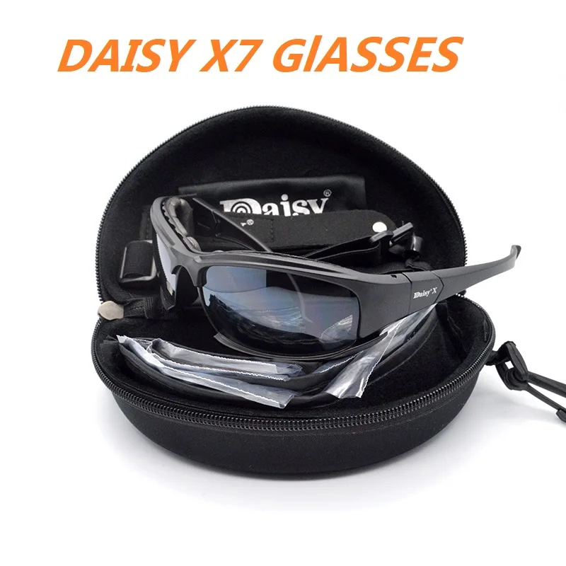 Gafas Tácticas Daisy X7 Airsoft Polarizadas – Lentes Intercambiables - imagen 3