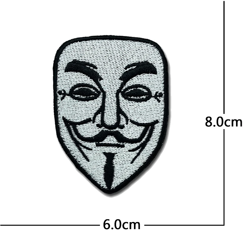 Parche bordado sonriente con MOLLE pegatina 3D para chaqueta/mochila - imagen 5