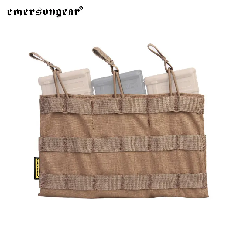 Emersongear Panel MOLLE porta cargadores 5,56 triple nylon táctico - imagen 4