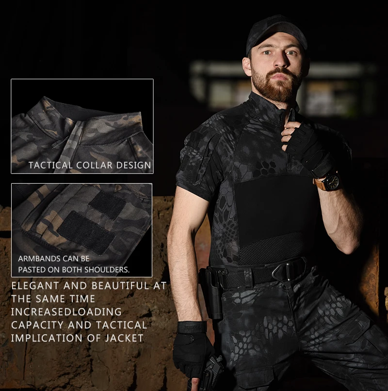 Camiseta táctica transpirable – Secado rápido para hombre - imagen 5