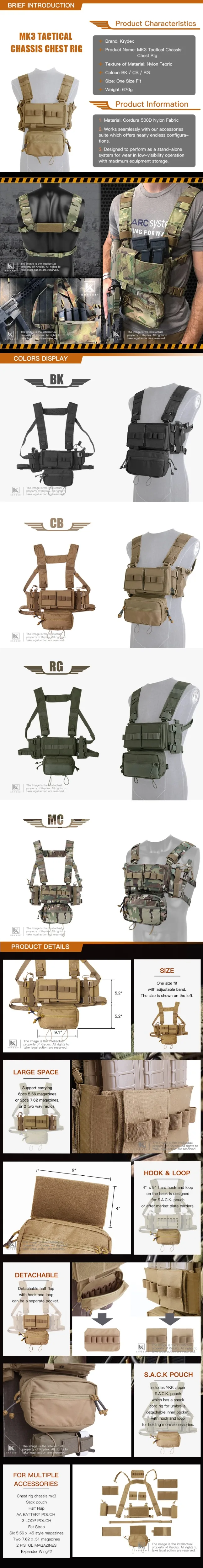 Chaleco táctico KRYDEX MK4 en acción