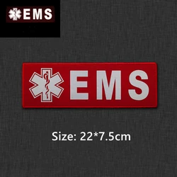 Parche EMS reflectante primeros auxilios – Insignia táctica