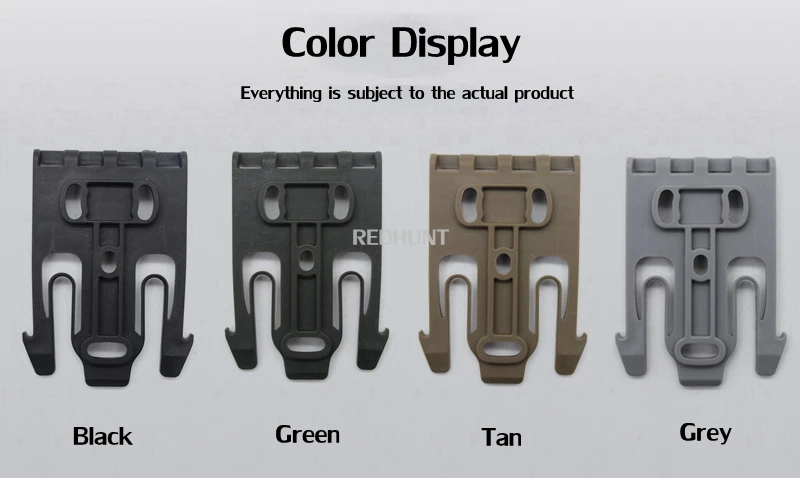 Vista de colores disponibles: negro, verde y tostado