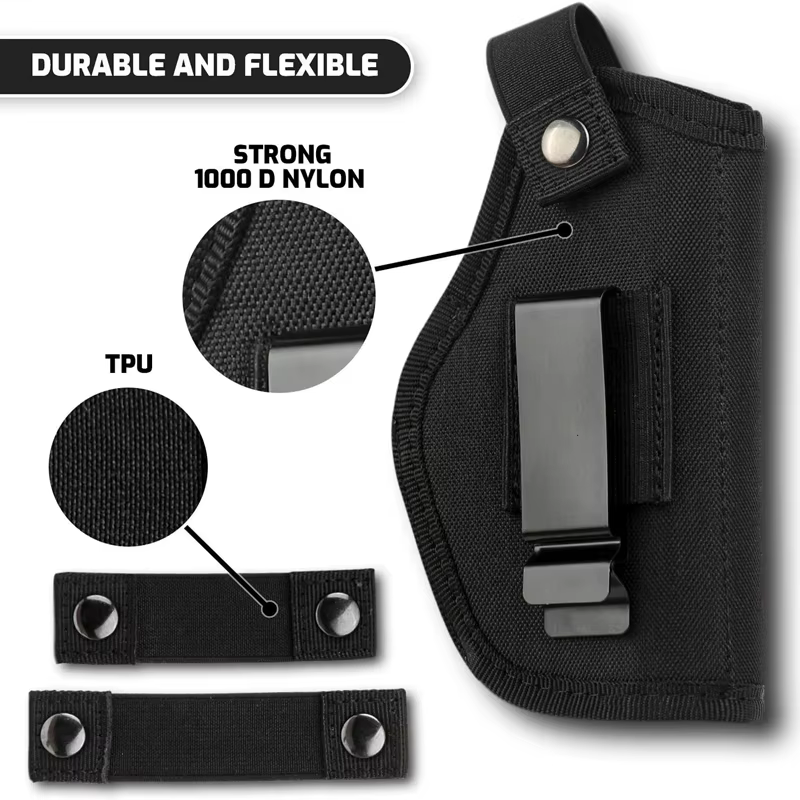 Funda ambidiestra universal OWB IWB para transporte oculto pistola - imagen 5