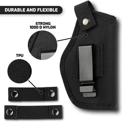 Funda ambidiestra universal OWB IWB para transporte oculto pistola