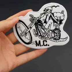 Mongols Nomad parche bordado motociclista MC punk para ropa grande