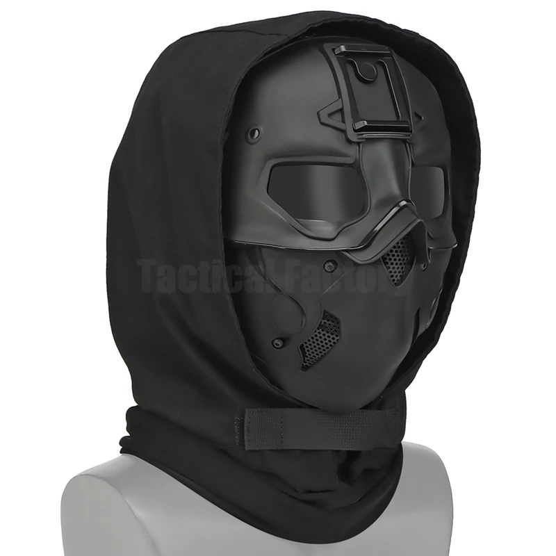 Sistema de protección facial modular para airsoft táctico