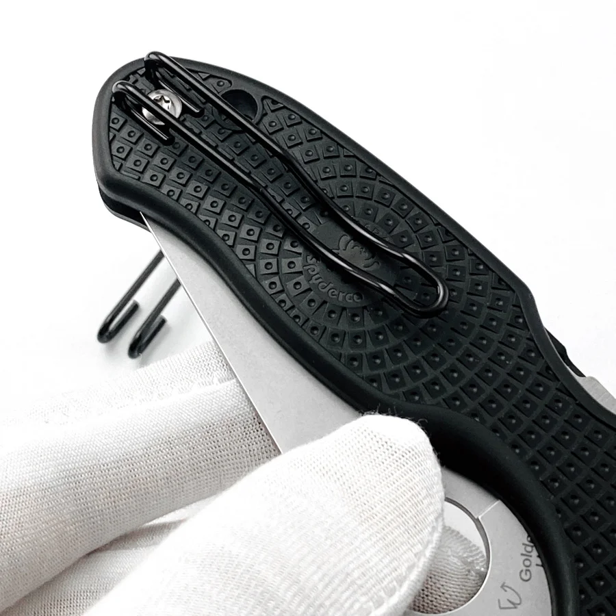 Spyderco hebilla universal de acero inoxidable para cuchillo plegable - imagen 3