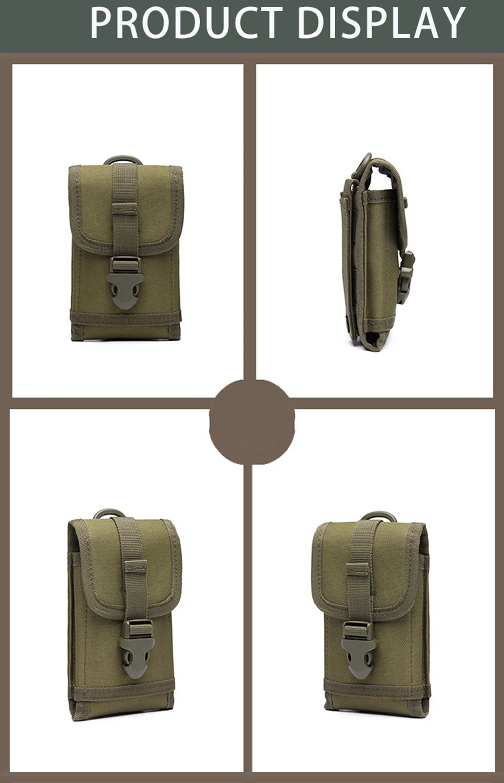 Detalle del sistema Molle y hebilla