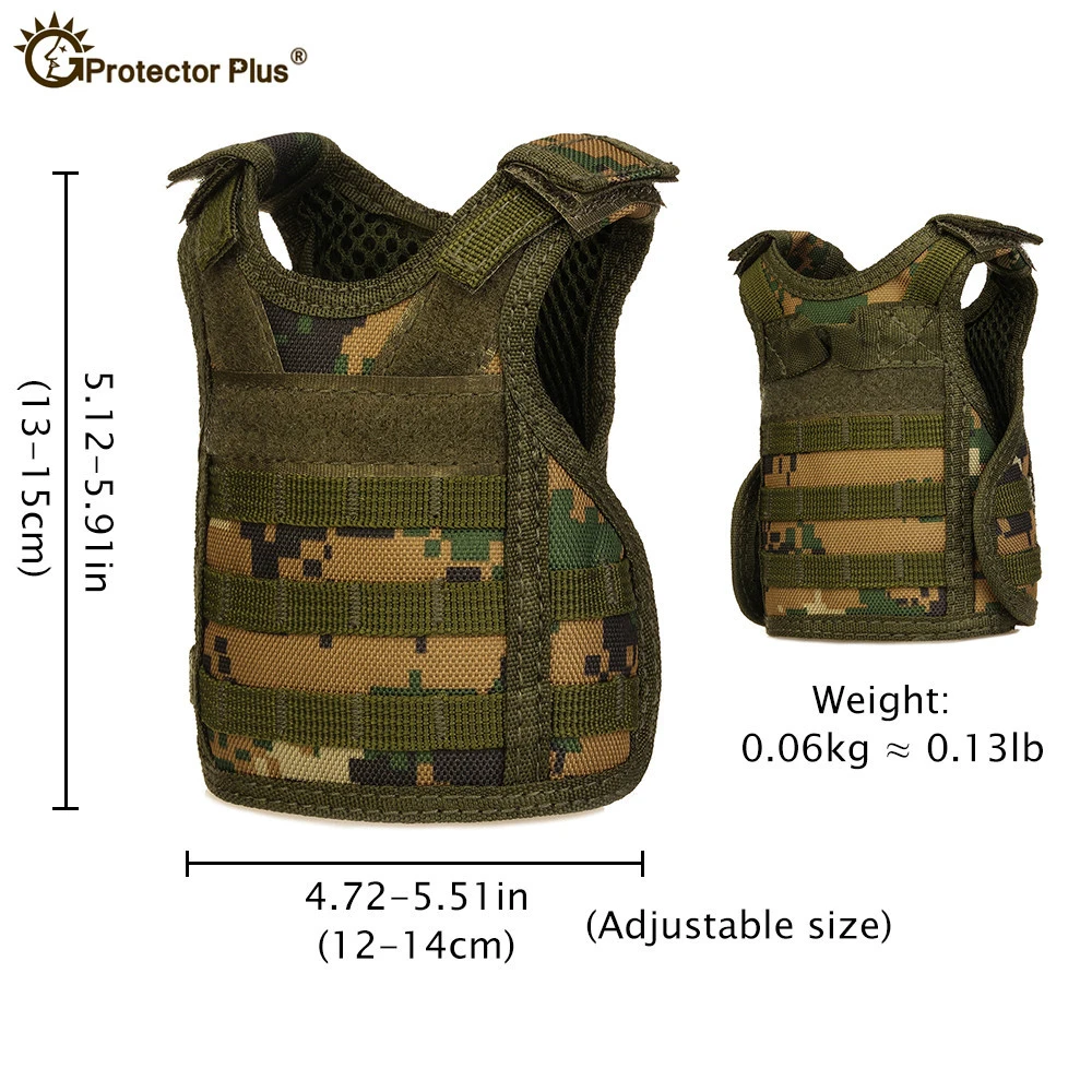 Chaleco táctico MOLLE con correas ajustables para hombros - imagen 5