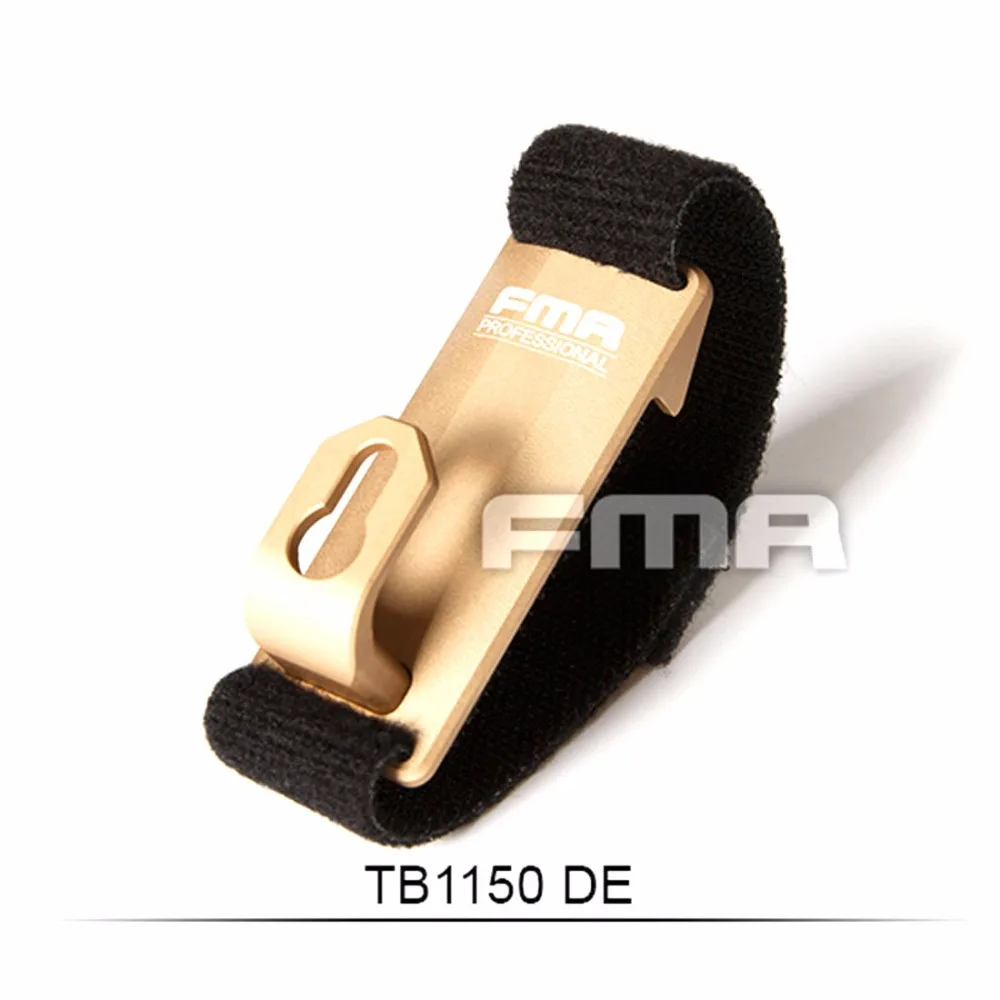 Eslinga de aluminio CNC para exteriores con MOLLE y anclaje