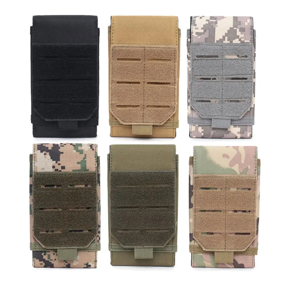 Bolsa táctica MOLLE láser para teléfono EDC – Caza, camping - imagen 5