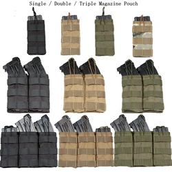 Set 3 bolsas tácticas MOLLE portacargadores AR-15 AK AR-10