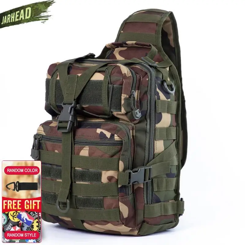 Mochila táctica MOLLE camuflaje hombre para viajes y aire libre - imagen 3