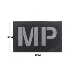 TACP MP K9 IR: Parche reflectante táctico para ropa y mochila