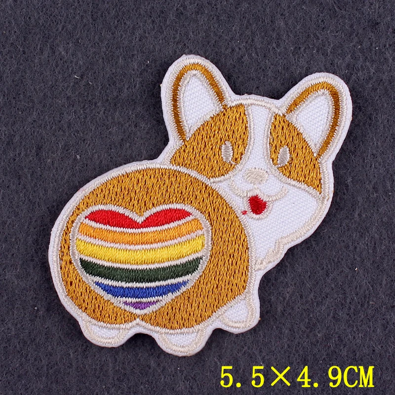 Parches bordados para ropa con animales divertidos para planchar - imagen 2