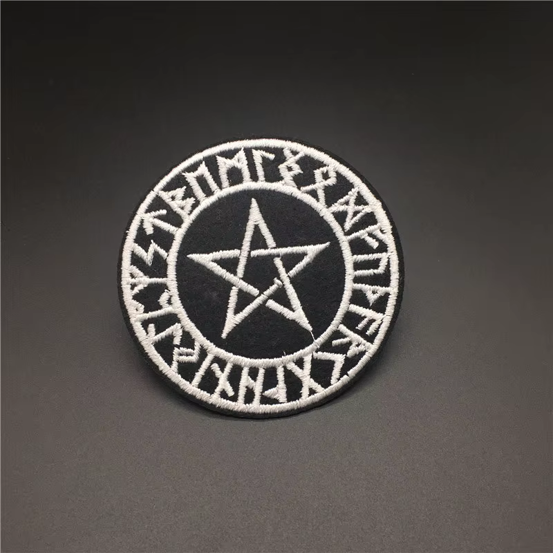 Parche bordado estrella de cinco puntas táctico para coser o planchar - imagen 4