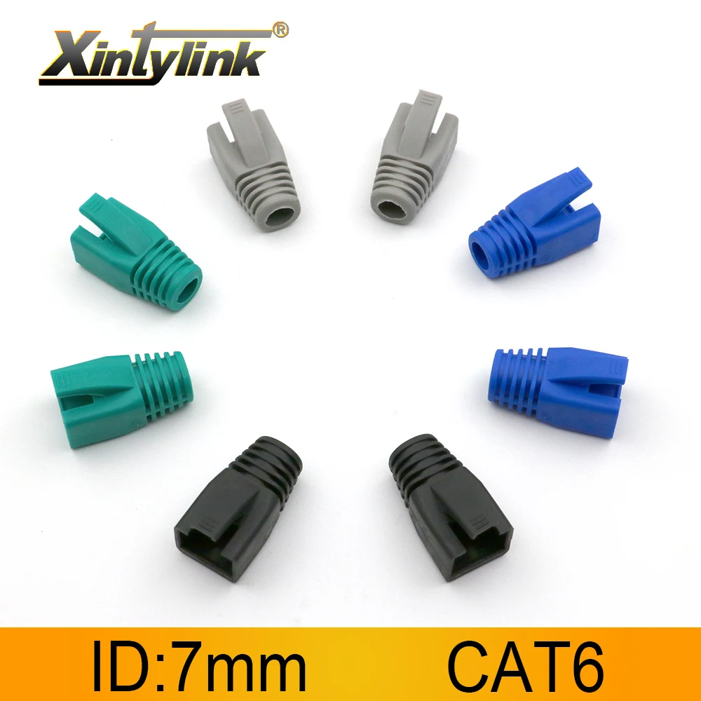 Xintylink Fundas protectoras RJ45 para cables Ethernet Cat6 - imagen 5